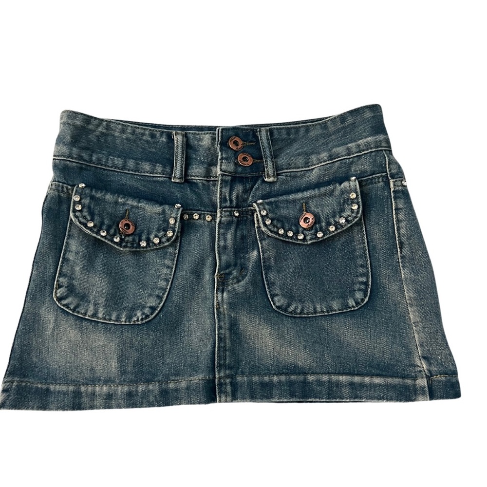 Bedazzled Y2K Denim Mini skirt